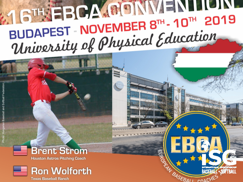 16th EBCA Convention 2019 - ISG Baseball-Softball