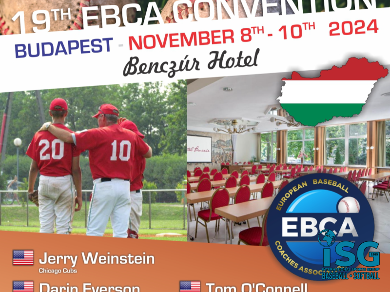 19th EBCA Convention 2024 - ISG Baseball-Softball